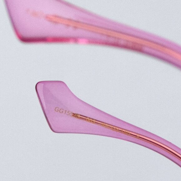 Gucci Women BRAND NEW Sunglasses Pink Gradient Violet Butterfly  GG1552S 003 - Picture 8 of 11
